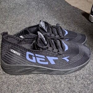 NWOT Mens Black and Blue Athletic Shoes